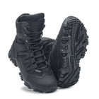 Берці зимові черевики тактичні чоловічі, туфлі тактичні чоловічі берці зимові, натуральна шкіра, розмір 41, Bounce ar. KG-FB-2041, колір чорний - зображення 4