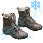Берці зимові черевики тактичні чоловічі, туфлі тактичні чоловічі берці зимові, натуральна шкіра, розмір 36, Bounce ar. SF-UJ-2136, колір коричневий - зображення 2