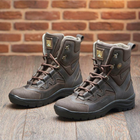 Берці зимові черевики тактичні чоловічі, туфлі тактичні чоловічі берці зимові, натуральна шкіра, розмір 36, Bounce ar. SF-UJ-2136, колір коричневий - зображення 3
