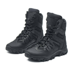 Берці зимові черевики тактичні чоловічі, туфлі тактичні чоловічі берці зимові, натуральна шкіра, розмір 40, Bounce ar. KG-FB-2040, колір чорний - зображення 5