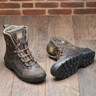 Берці зимові черевики тактичні чоловічі, туфлі тактичні чоловічі берці зимові, натуральна шкіра, розмір 38, Bounce ar. SF-UJ-2138, колір коричневий - зображення 9