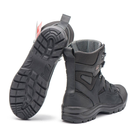 Берці зимові черевики тактичні чоловічі, туфлі тактичні чоловічі берці зимові, натуральна шкіра, розмір 41, Bounce ar. YU-UL-2041, колір чорний - зображення 4