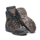 Берці зимові черевики тактичні чоловічі, туфлі тактичні чоловічі берці зимові, натуральна шкіра, розмір 37, Bounce ar. JD-YU-2037, колір коричневий - зображення 5