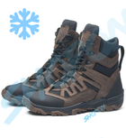 Берцы зимние ботинки тактические мужские, черевики тактичні чоловічі берці зимові, натуральна шкіра, размер 43, Bounce ar. JD-YU-2043, цвет коричневый - изображение 2