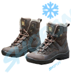 Берці зимові черевики тактичні чоловічі, туфлі тактичні чоловічі берці зимові, натуральна шкіра, розмір 45, Bounce ar. SF-UJ-2145, колір коричневий - зображення 1