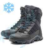 Берці зимові черевики тактичні чоловічі, туфлі тактичні чоловічі берці зимові, натуральна шкіра, розмір 41, Bounce ar. BM-PT-2041, колір чорний - зображення 3