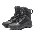 Берці зимові черевики тактичні чоловічі, туфлі тактичні чоловічі берці зимові, натуральна шкіра, розмір 43, Bounce ar. BM-PT-2043, колір чорний - зображення 8