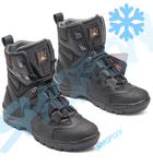 Берці зимові черевики тактичні чоловічі, туфлі тактичні чоловічі берці зимові, натуральна шкіра, розмір 43, Bounce ar. YU-UL-2043, колір чорний - зображення 1