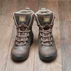 Берці зимові черевики тактичні чоловічі, туфлі тактичні чоловічі берці зимові, натуральна шкіра, розмір 42, Bounce ar. SF-UJ-2142, колір коричневий - зображення 10