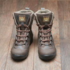 Берці зимові черевики тактичні чоловічі, туфлі тактичні чоловічі берці зимові, натуральна шкіра, розмір 43, Bounce ar. SF-UJ-2143, колір коричневий - зображення 10