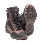 Берці зимові черевики тактичні чоловічі, туфлі тактичні чоловічі берці зимові, натуральна шкіра, розмір 41, Bounce ar. WE-OI-2041, колір коричневий - зображення 6