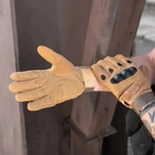 Тактические перчатки палые кайот M - изображение 3