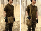 Армейская наплечная сумка Защитник 135 хаки - изображение 7