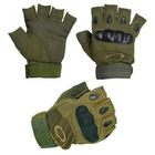 Тактические перчатки беспалые Schwarz&Mayer перчатки тактические беспалые зеленые XL размер - изображение 6