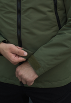 Куртка тактическая на молнии с капюшоном XL wal khaki - изображение 8