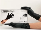 Перчатки нитриловые Ceros размер S черные 100 шт (00256) - изображение 1