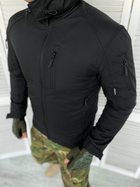 Тактична куртка Soft Shell Black M - зображення 3