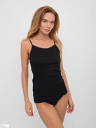 Черная бесшовная майка Jadea 9003 Nero 50(XXL) Черный