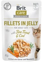 Влажный корм для кошек Brit Care Cat Fillets In Jelly с тунцом в желе 85 г