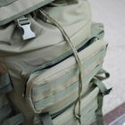 Універсальний рюкзак тактичний 80 літрів, військовий рюкзак водовідштовхуючий із щільної тактичної тканини з боковими відсіками - зображення 5