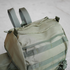 Універсальний рюкзак тактичний 80 літрів, військовий рюкзак водовідштовхуючий із щільної тактичної тканини з боковими відсіками - зображення 9
