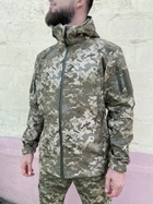 Військова тактична куртка Софт Шелл Хакі Піксель 58 (4XL) - зображення 1