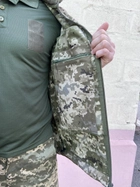Військова тактична куртка Софт Шелл Хакі Піксель 50 (L) - зображення 4