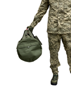 Армейский военный баул ВСУ 85 л Олива, тактическая транспортная сумка-баул - изображение 10