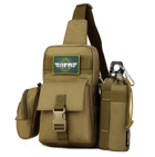 Армійська тактична сумка рюкзак Захисник 175 хакі - зображення 5