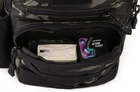 Армійська нагрудна сумка рюкзак з портом USB Захисник 128-BC чорний камуфляж - зображення 6