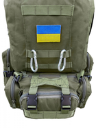 Тактический рюкзак олива военный армейский ЗСУ 50л с подсумками - изображение 7