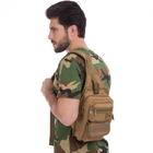 Рюкзак тактический патрульный однолямочный SILVER KNIGHT TY-184 10 л хаки - изображение 5