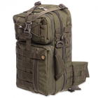 Рюкзак тактический патрульный однолямочный SILVER KNIGHT TY-5386 30 л оливковый - изображение 3