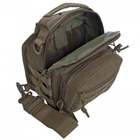 Рюкзак тактический патрульный однолямочный SILVER KNIGHT YQS-099 10 л оливковый - изображение 3