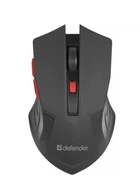 Миша Defender Accura MM-275 бездротова чорно/червона