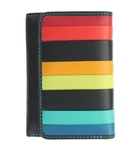 Гаманець жіночий шкіряний Visconti STR3 Halki c RFID Black Multi