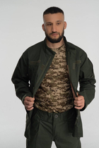 Тактическая военная форма комплект костюм, ( Куртка + Штаны ), Камуфляж " Олива ", Размер: L - изображение 2