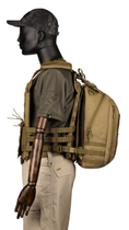 Рюкзак тактический штурмовой Protector Plus S455 coyote - изображение 7
