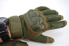 Тактичні рукавички з пальцями 9053_L_Olive - зображення 1