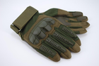 Тактичні рукавички з пальцями 9053_XXL_Olive - зображення 6