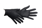 Нітрилові рукавиці Medicom SafeTouch Advanced Black без пудрі текстуровані розмір L 100 шт. Чорні (3.3 г) - зображення 3