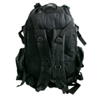Чоловічий рюкзак тактичний з підсумками "B08 - Чорний" 55л, рюкзак штурмовий і туристичний (1009420-Black) - зображення 3