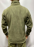 Флисовая кофта мужская, флиска защитная тактическая олива Vogel XL - изображение 3