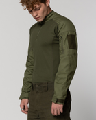 Боевая тактическая рубашка Убакс Ubacs зеленая хаки размер XL/52 - изображение 1