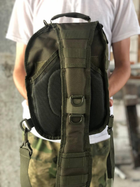 Тактический Рюкзак однолямочный MIL-TEC® One Strap Assault 10л Olive - изображение 4