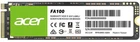 SSD диск Acer FA100 256GB M.2 2280 NVMe 1.4 PCIe Gen 3x4 3D NAND TLC (BL.9BWWA.118)