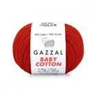 Пряжа Gazzal Baby Cotton 3443 Красный