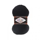 Пряжа Alize Lanagold Fine 60 Чорний