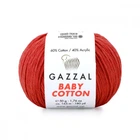 Пряжа Gazzal Baby Cotton 3418 Кораловый