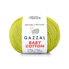 Пряжа Gazzal Baby Cotton 3457 Оливковый